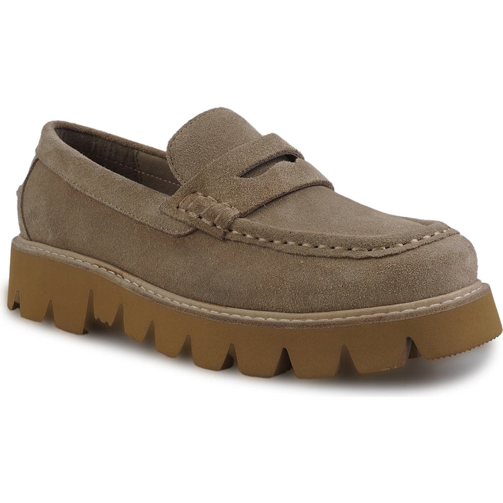 National Comfort Lenna Suede Platform Loafer