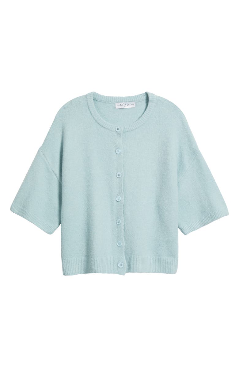 Petal & Pup Lilith Elbow Sleeve Cardigan, Alternate, color, Blue