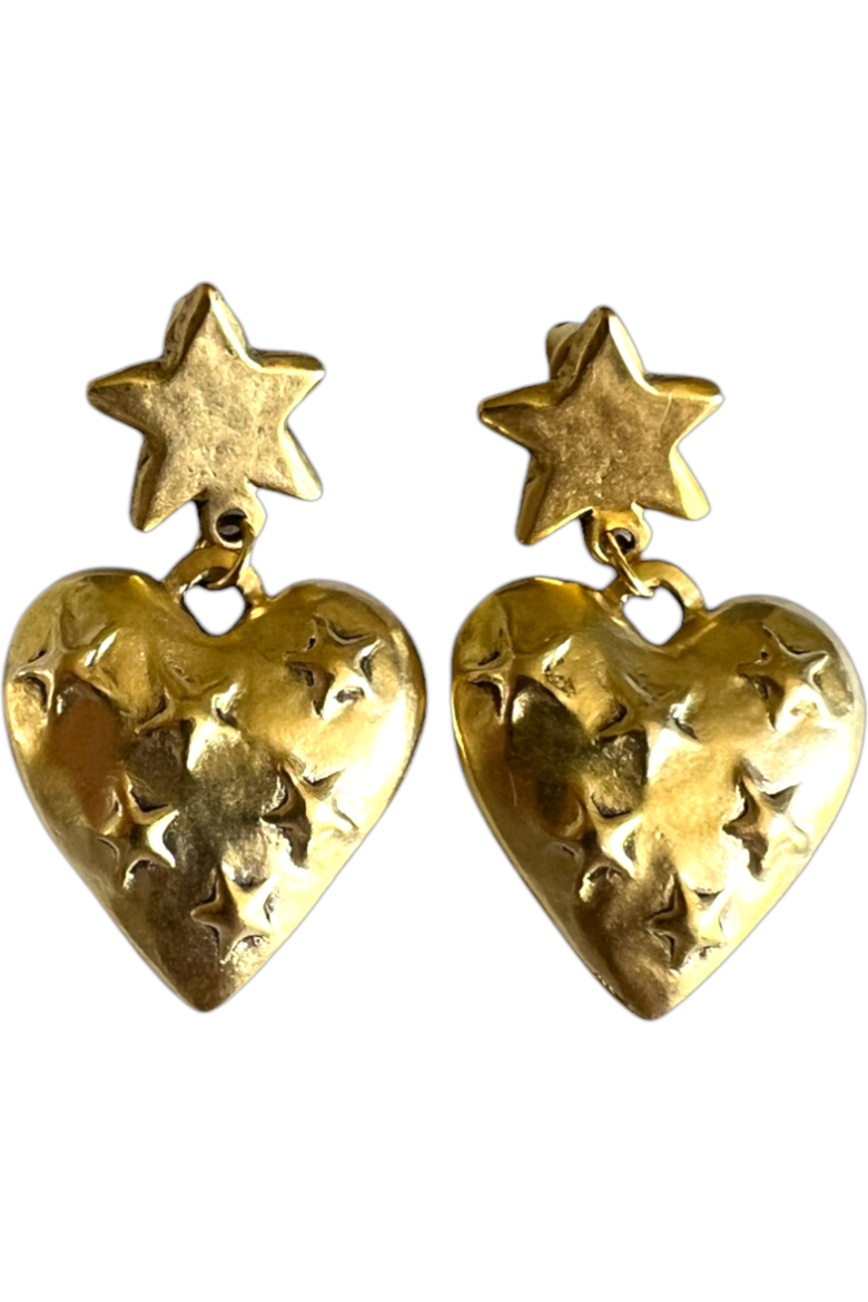 Stella Earrings, Main, color, Gold