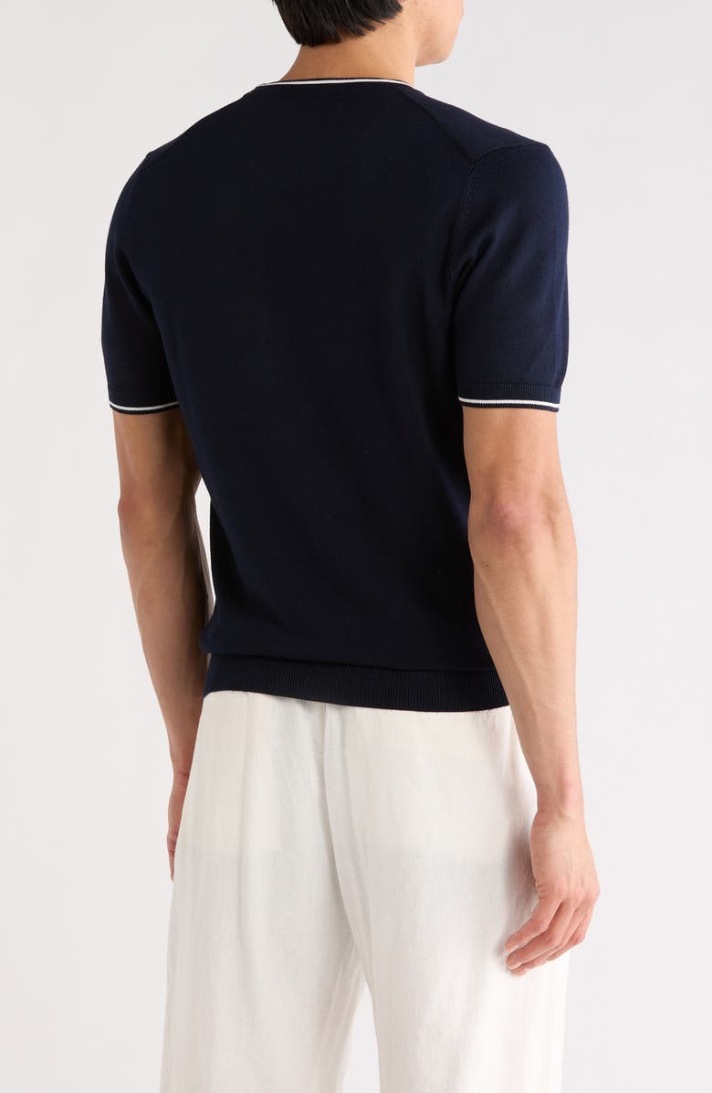 DENIM AND FLOWER Sweater T-Shirt, Alternate, color, Navy