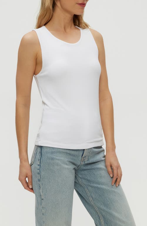 Michael Stars Jojo Doubled Tank In White