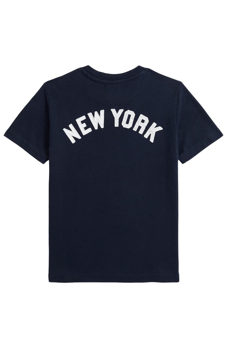 Polo Ralph Lauren Toddler Polo Ralph Lauren  Navy Yankees  Jersey T-Shirt, Alternate, color, 