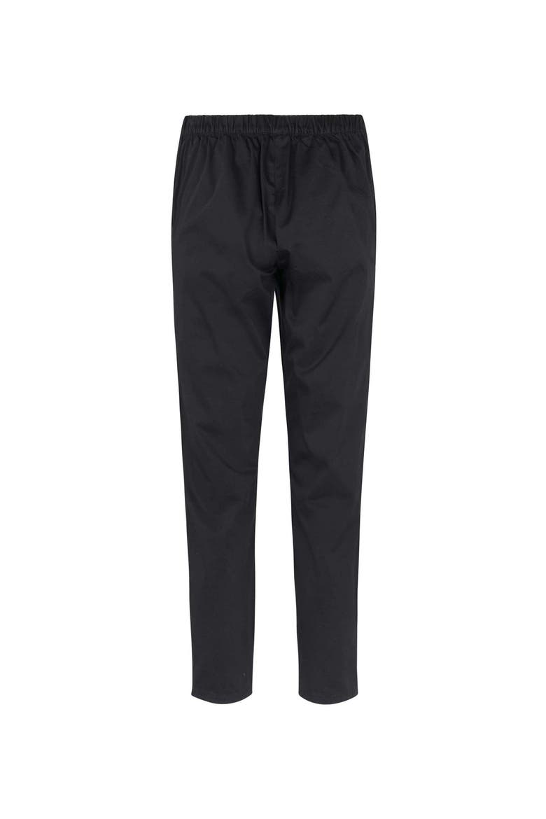 MaPadme Elastic Waist Cropped Pants, Alternate, color, Black