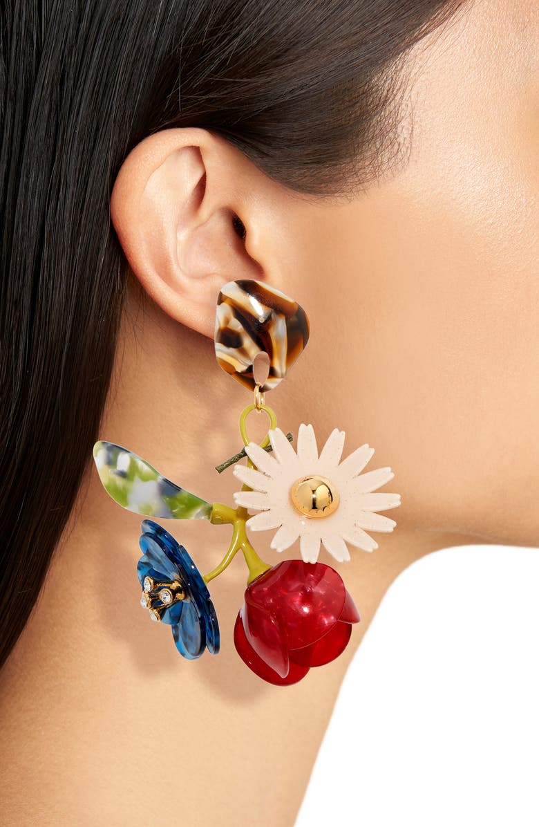 Lele Sadoughi Rapunzel Bouquet Drop Earrings, Alternate, color,