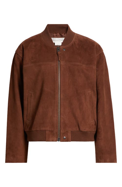 TREASURE & BOND TREASURE & BOND SUEDE BOMBER JACKET
