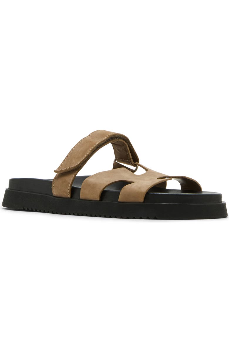 Steve Madden Mayven Flatform Slide Sandal, Main, color, Tan Nubuck