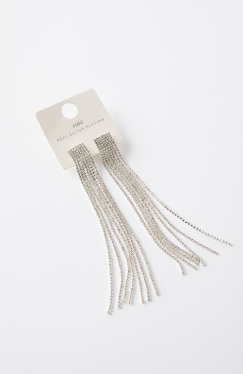 Rubi Shoes Mid Charm Earring In Up Diamante Drop