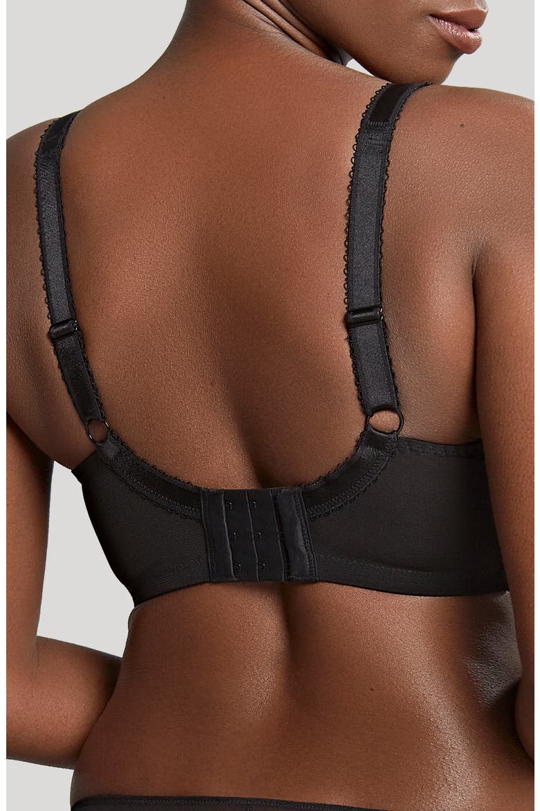 Clara Underwire Full Coverage Stretch Lace Bra, Alternate, color, CHARCOAL BLACK