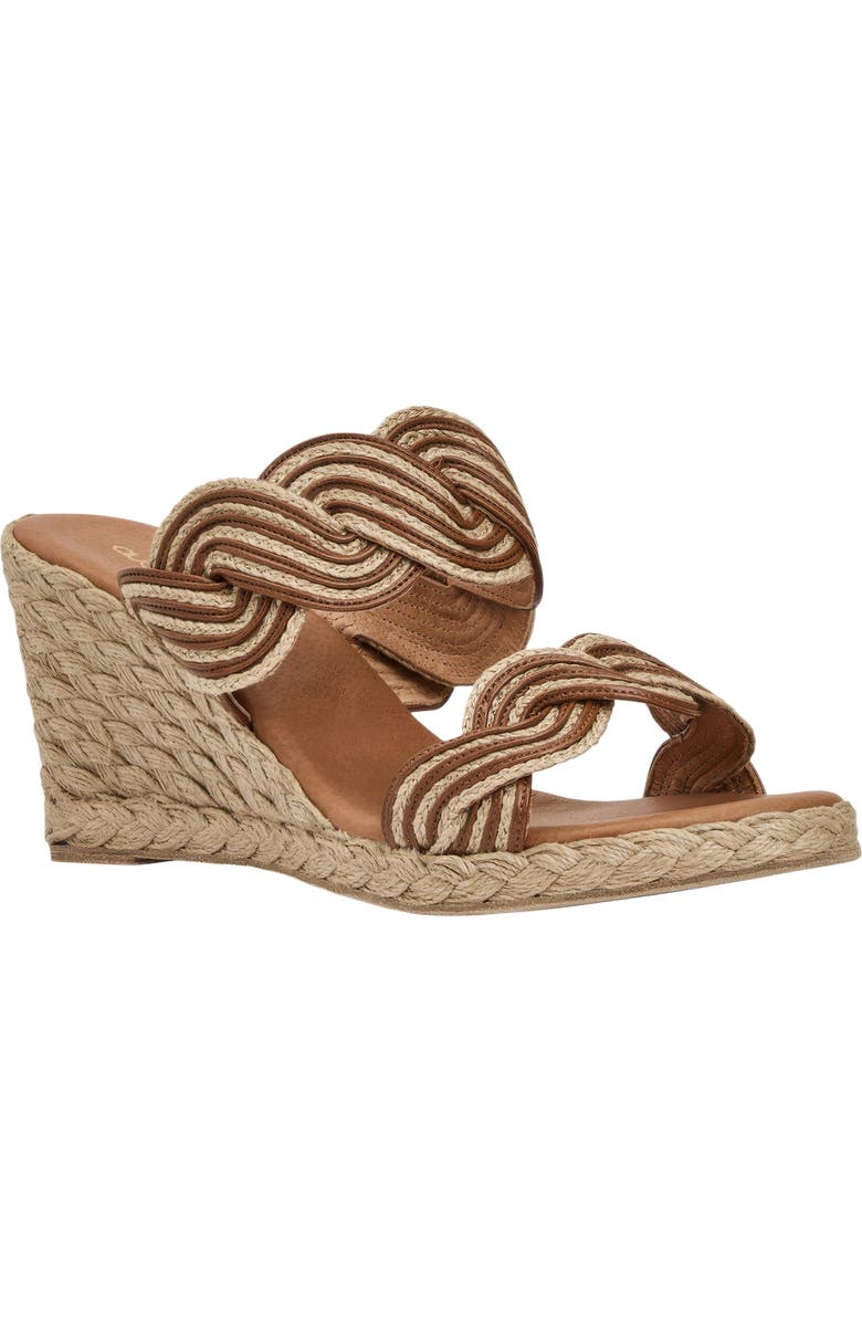 André Assous Nolita Twist Wedge Slide Sandal, Main, color,