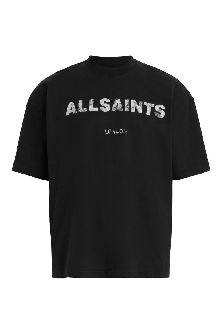 Flocker Oversize Graphic T-Shirt, Alternate, color, JET BLACK