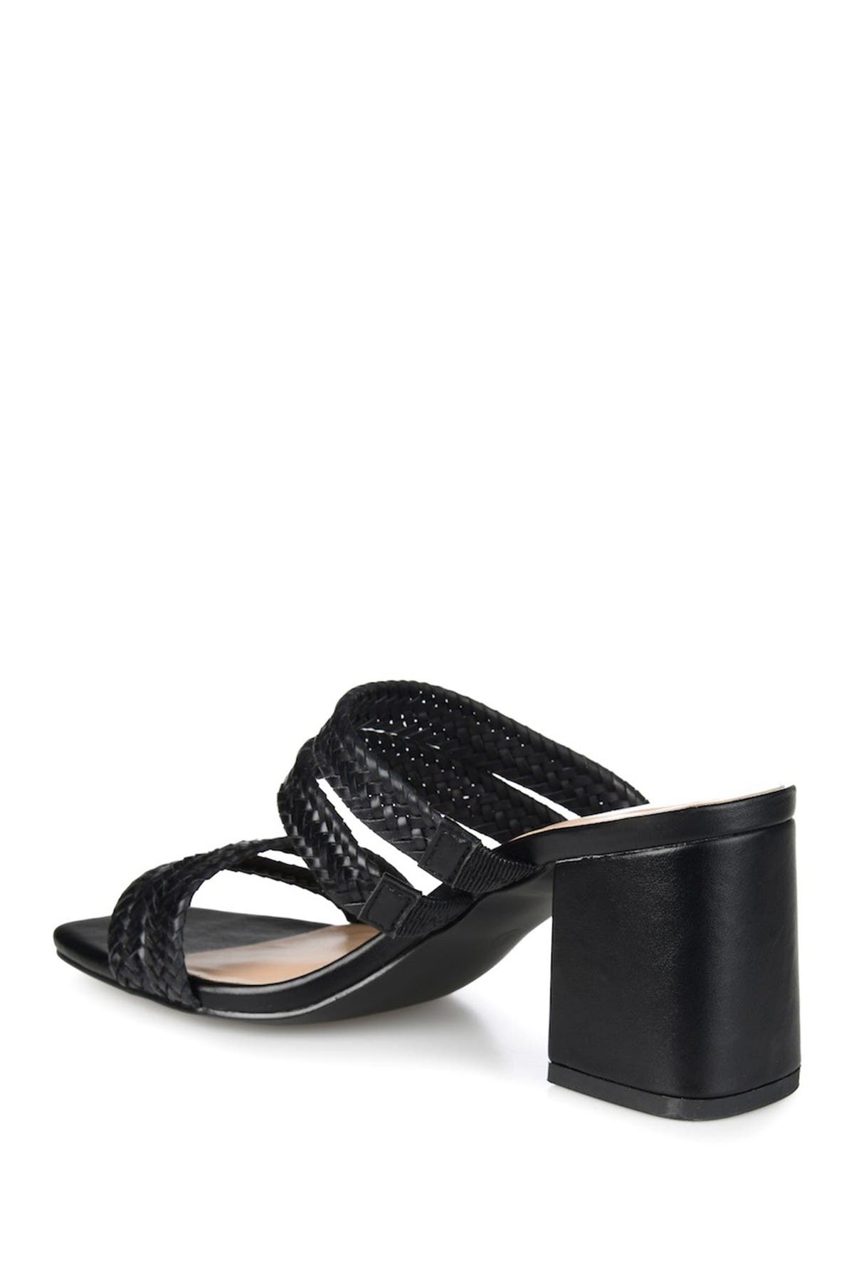 Journee Collection JOURNEE Natia Strappy Block Heel Sandal, Alternate, color, Black