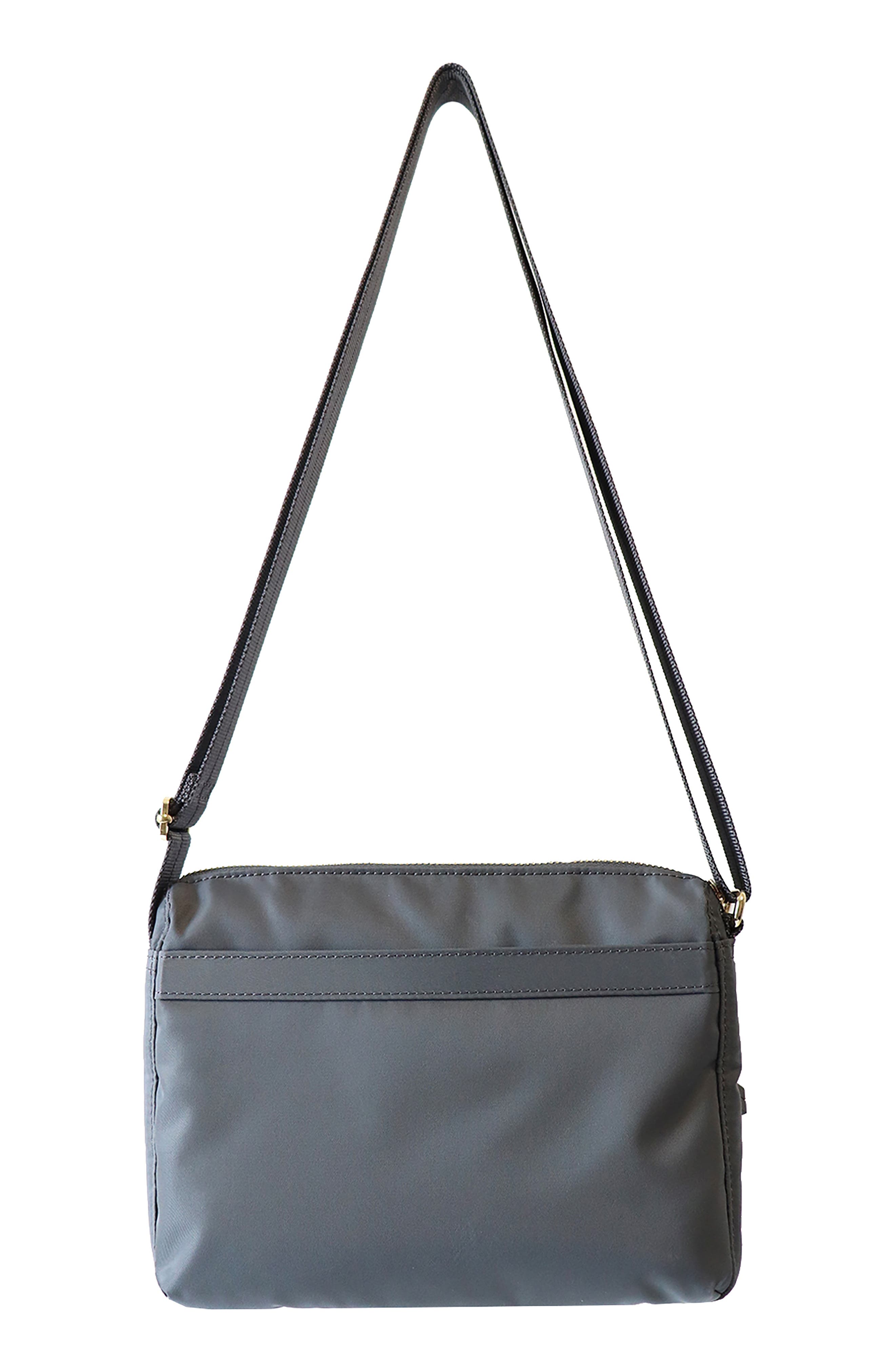 Aspire Isabella Water Repellent Crossbody Bag, Alternate, color, IRON GATE