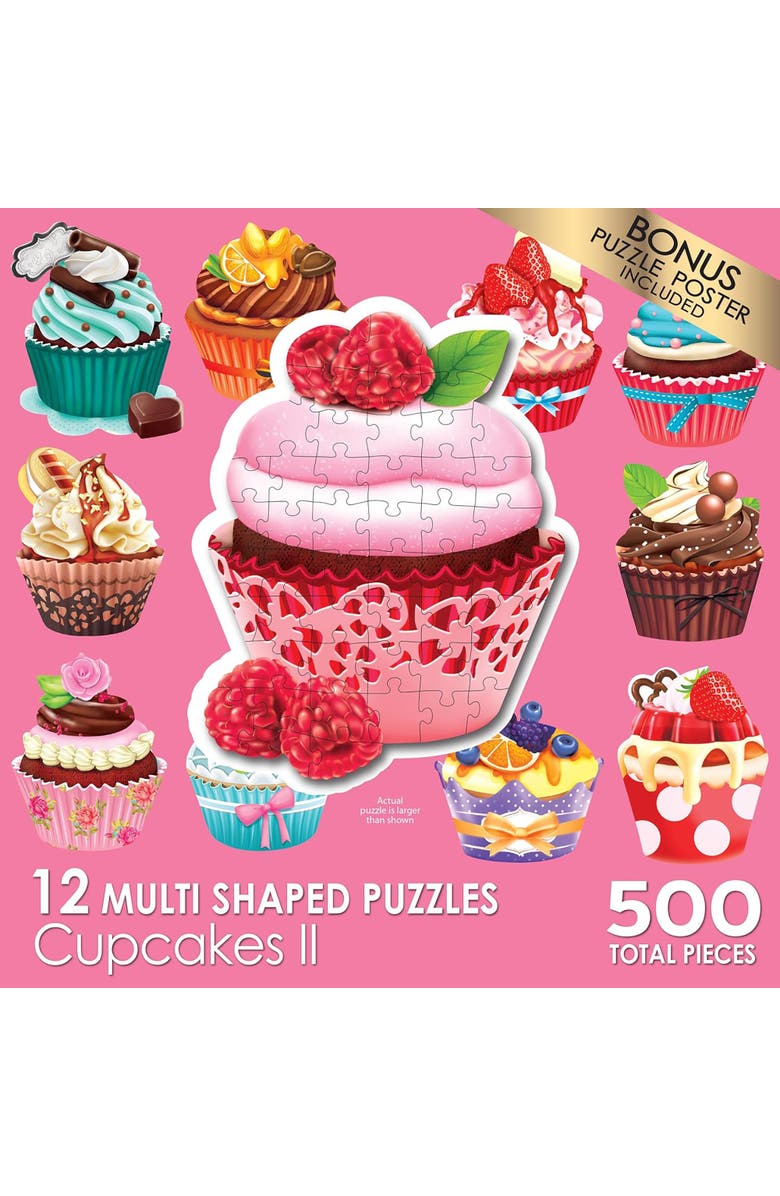 CRA-Z-ART Minishaped Cupcakes 500 Piece Puzzle, Alternate, color, Multicolored