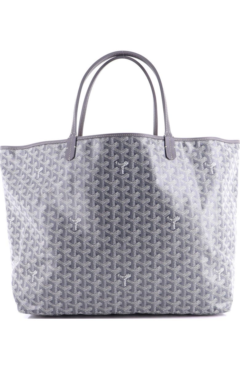 Pre-Owned Goyard Saint Louis Tote Coated Canvas GM, Alternate, color, Gray