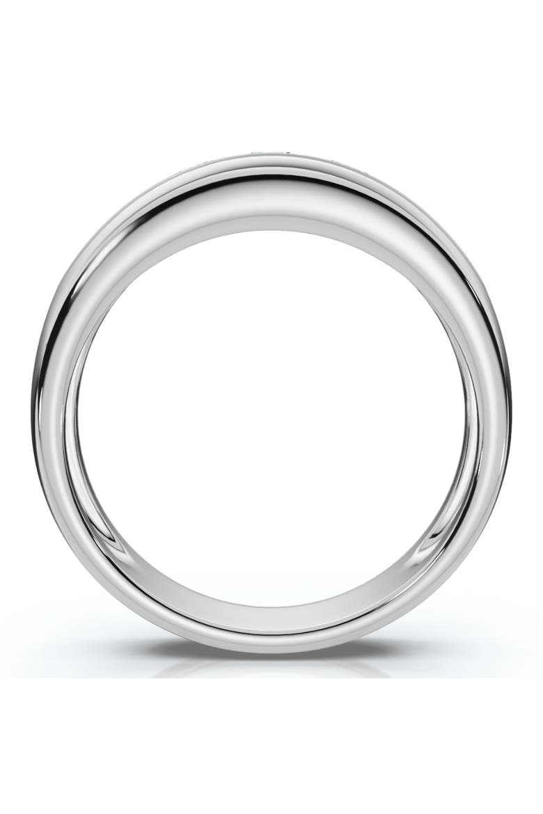 Men's 5/8Ct Diamond 6-Stone Polished Wedding Ring Lab Grown 10k Gold, Alternate, color, 10k White Gold