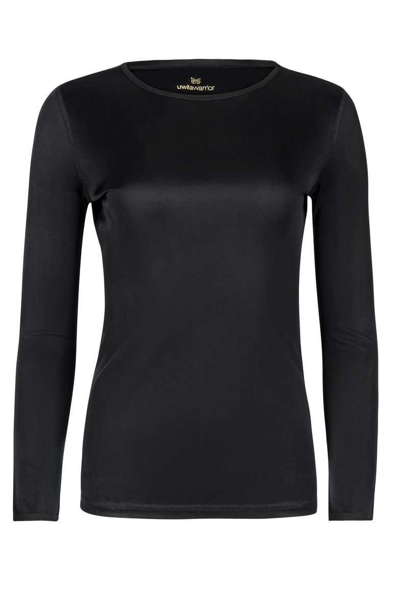 Uwila Warrior Silk Blend Base Layer, Alternate, color, Tap Shoe Black
