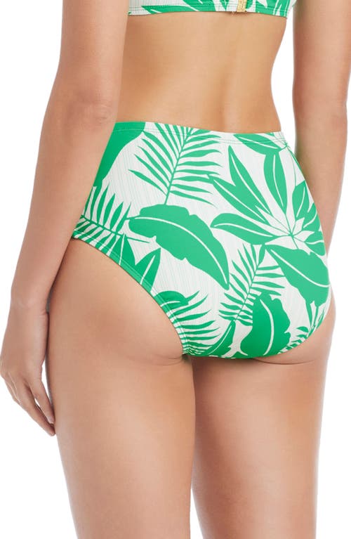 Bleu Rod Beattie Rod Beattie Tie Waist High Waist Bikini Bottoms In Green