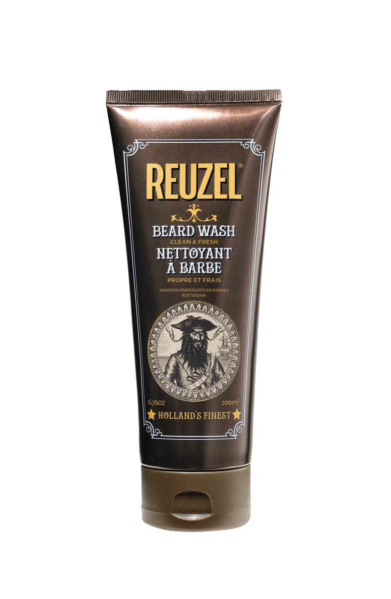 REUZEL Clean & Fresh Beard Wash, Main, color, NO COLOR
