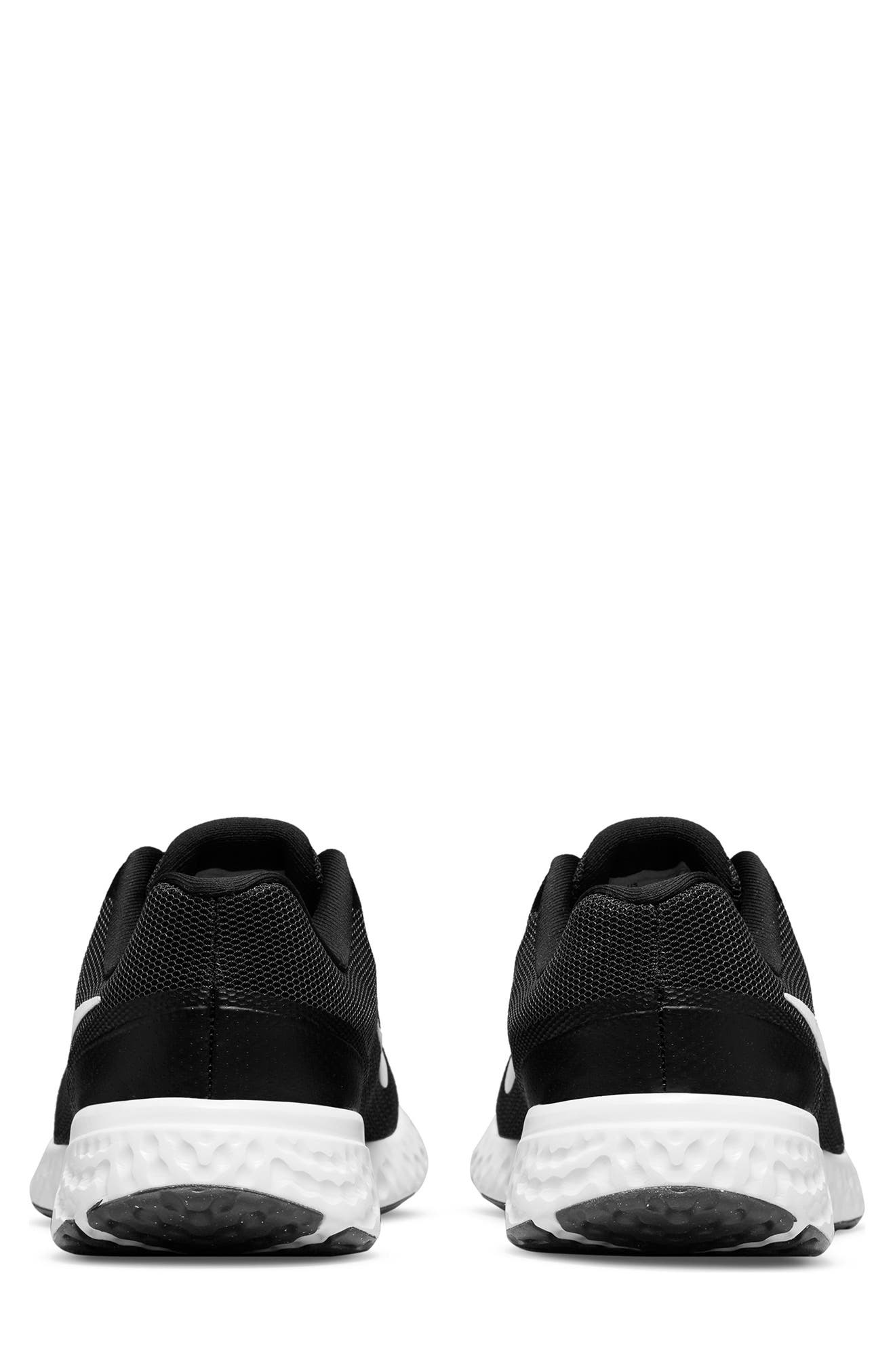 Revolution 6 Sneaker, Alternate, color, BLACK/ WHITE