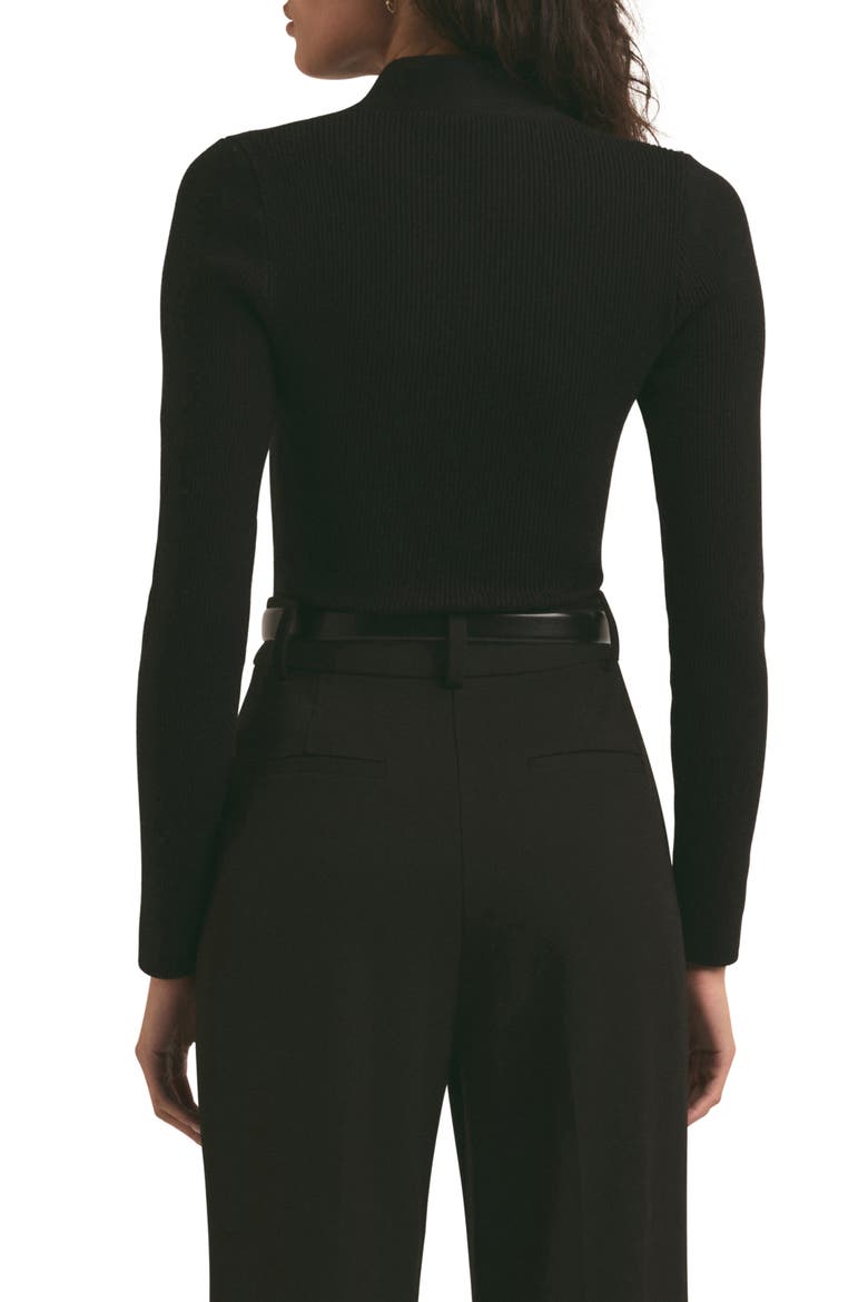 The Made You Look Rib Top, Alternate, color, BLACK