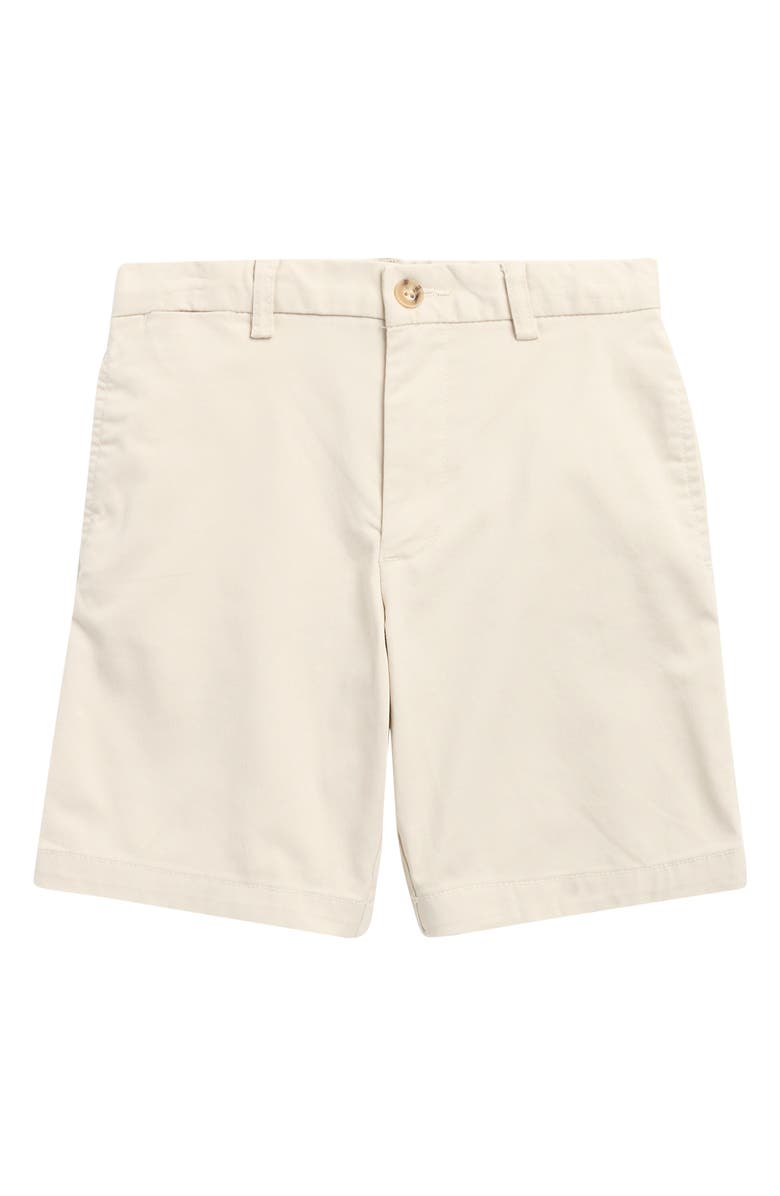 Polo Ralph Lauren Kids' Flat Front Shorts, Main, color, Basic Sand
