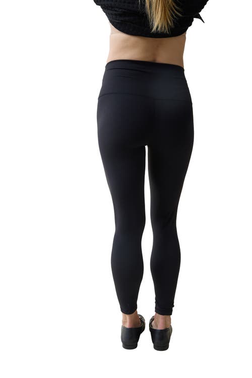 Ingrid & Isabel Maternity Foldover Legging In Black