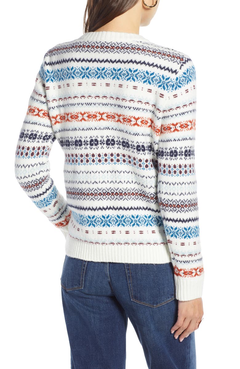 Treasure & Bond Fair Isle Sweater, Alternate, color, 