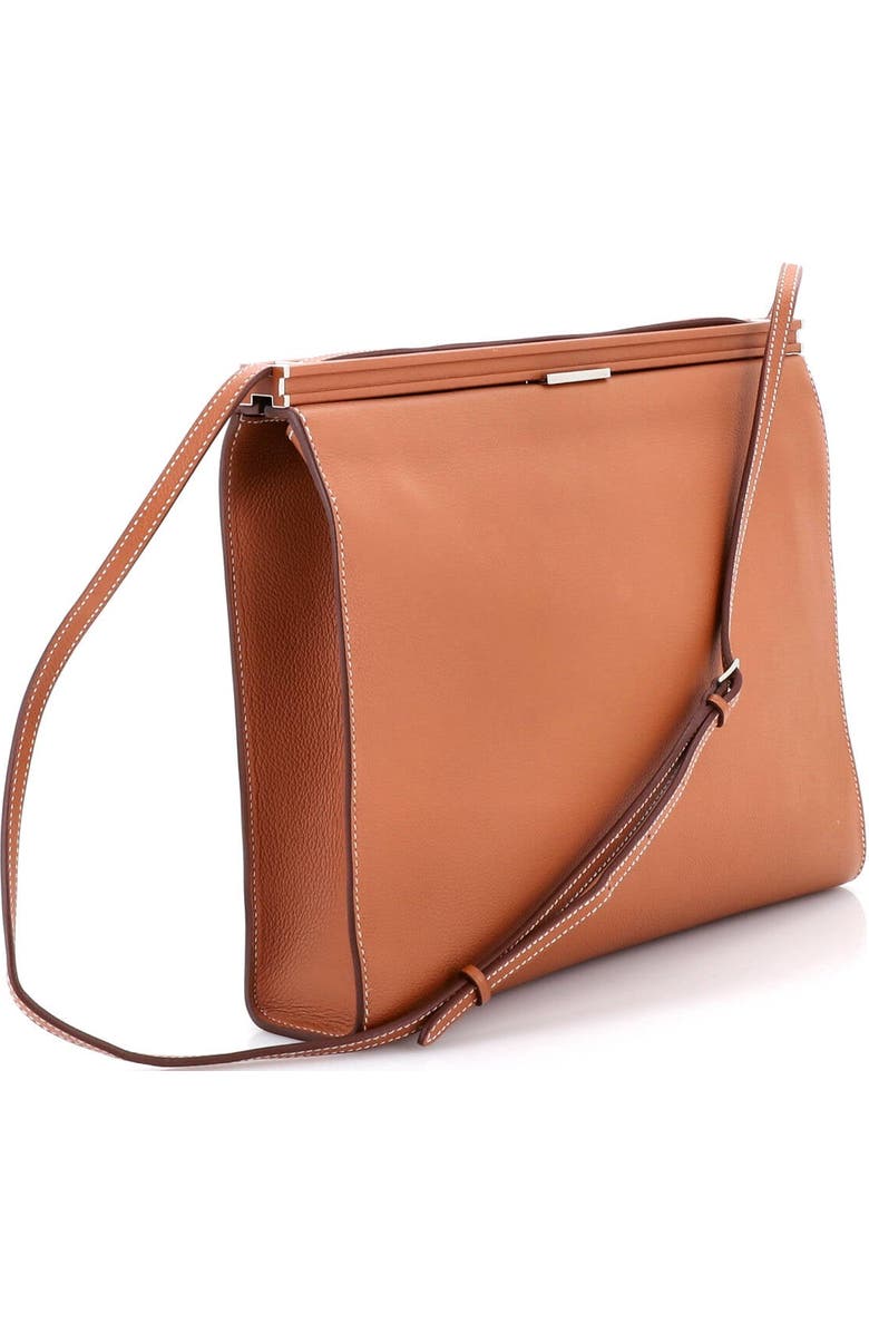 Pre-Owned Hermes Clic-H Shoulder Bag Evercolor 33, Alternate, color, Gold