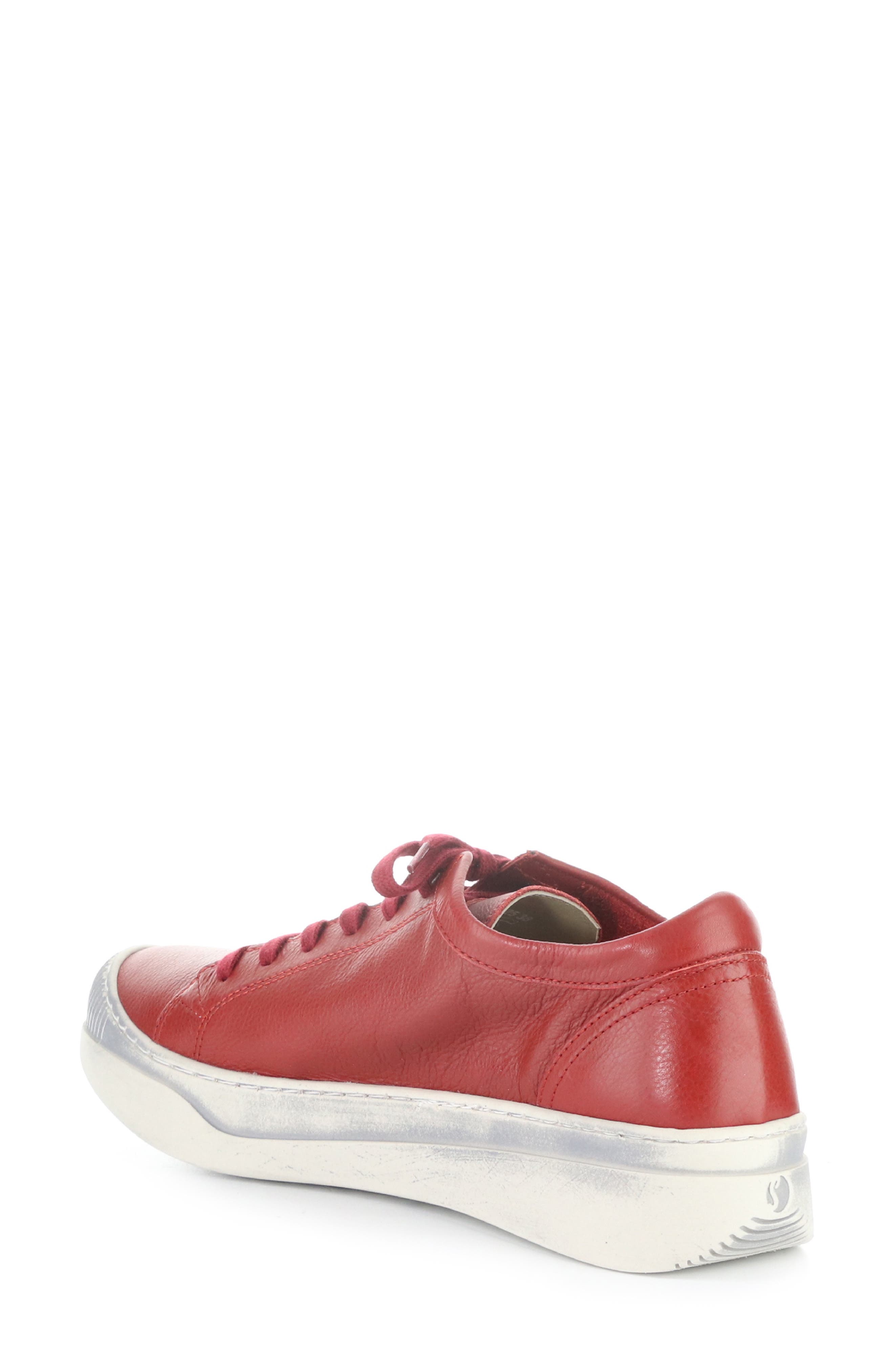 Softinos by Fly London Apor Sneaker, Alternate, color, 011 Red Smooth Leath
