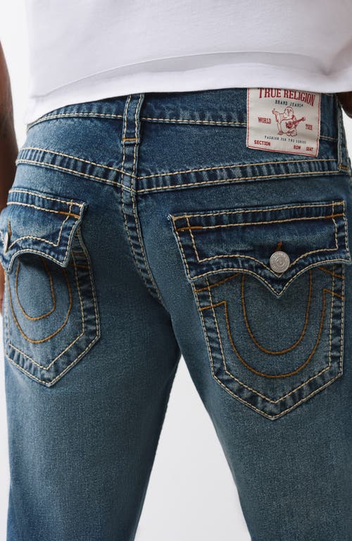 True Religion Geno Big T Flap Pocket Slim Jeans In Blue