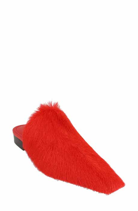 FERRAGAMO Selestina Genuine Hair Mule