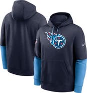 Nike Men's Nike Navy Tennessee Titans 2024 Sideline Club Pullover Hoodie