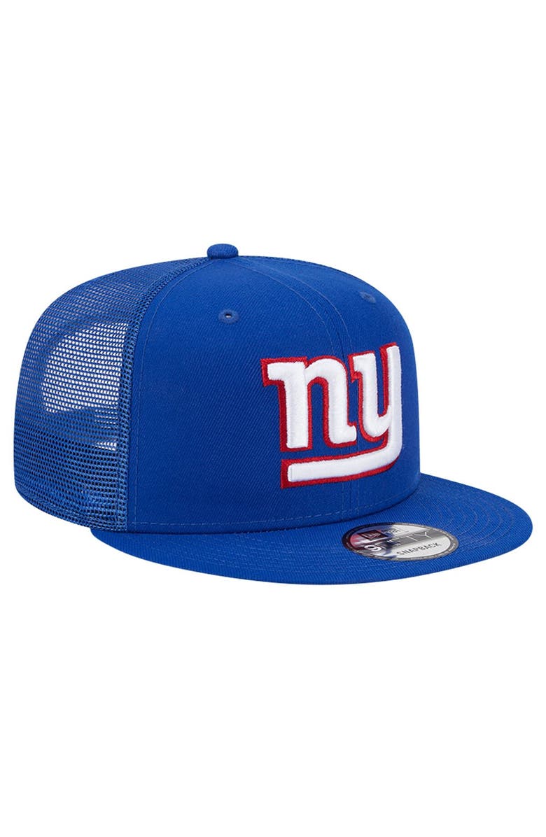 New Era Men's New Era Royal New York Giants Main Trucker 9FIFTY Snapback Hat, Alternate, color, Royal