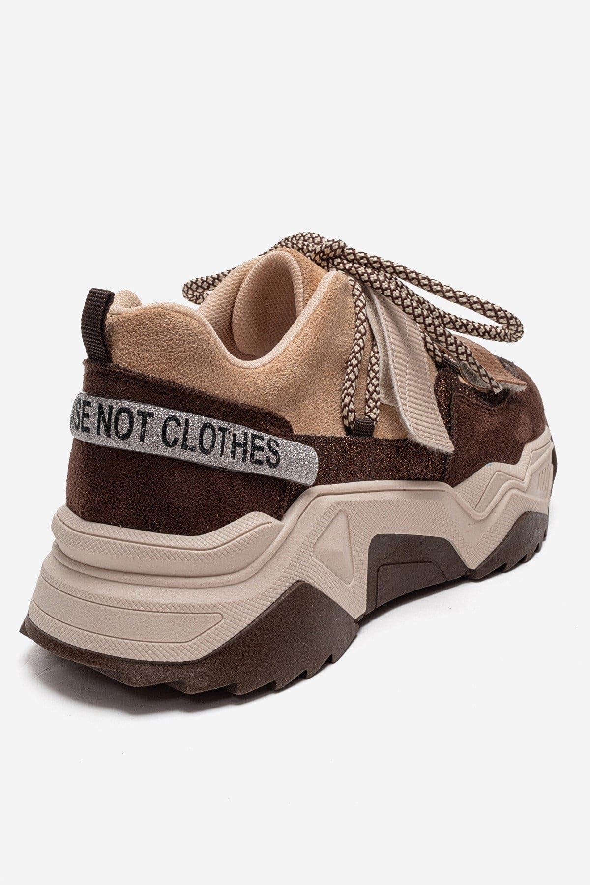 Lulen Velcro Sport Sneakers, Alternate, color, Brown Suede