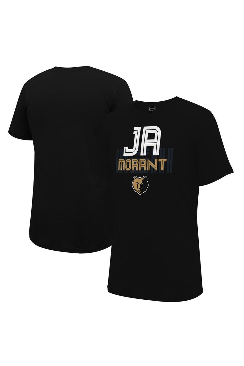 Unisex Stadium Essentials Ja Morant Black Memphis Grizzlies 2023/24 City Edition Player Graphic T-Shirt, Alternate, color, Black