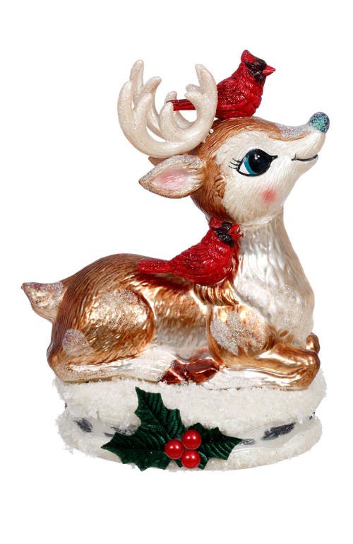 Mark Roberts Fany Reindeer Tablepiece In Multi