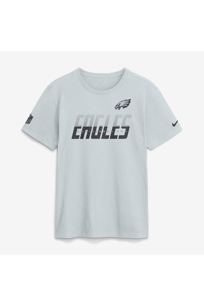 Men's Nike Gray Philadelphia Eagles Sideline Dri-FIT T-Shirt, Main, color, Gray
