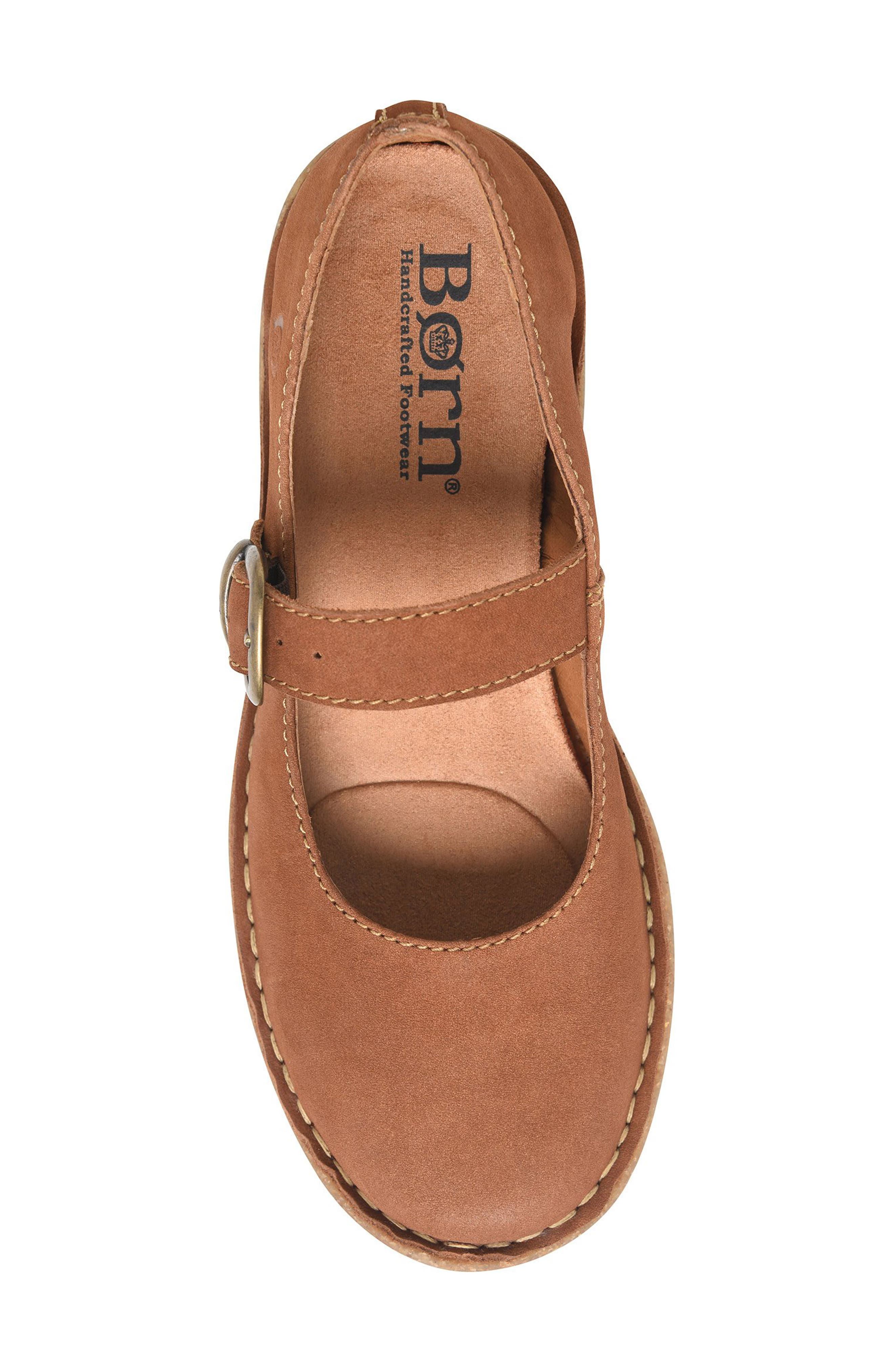 Børn Naomi Mary Jane Flat, Alternate, color, Tan Nubuck