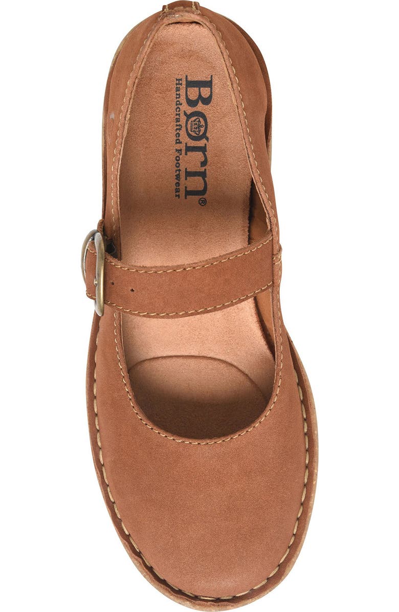 Børn Naomi Mary Jane Flat, Alternate, color, Tan Nubuck