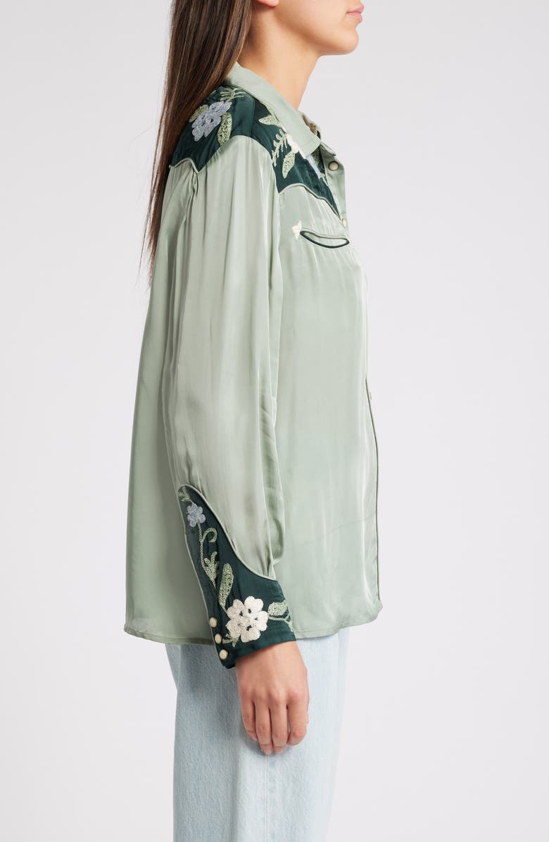 THE GREAT. The Western Heritage Shirt, Alternate, color,