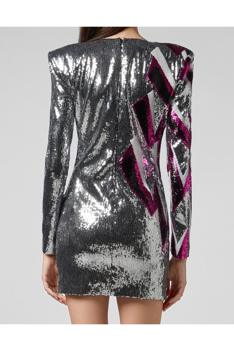 Short Dress Thunder Women, Alternate, color, Silver