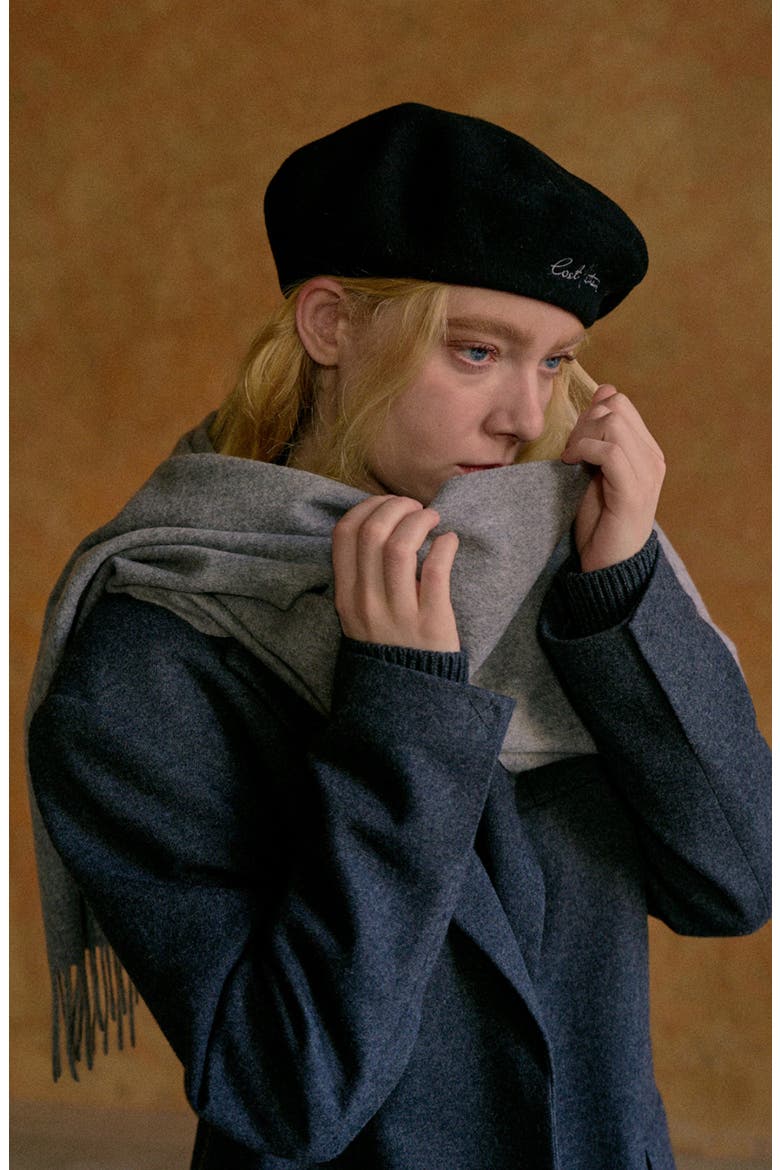 Lost in Warmth Cashmere Scarf, Alternate, color, GREY