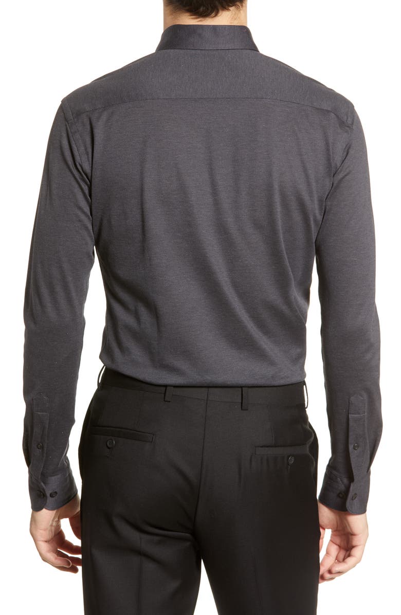 Eton Soft Casual Line Slim Fit Piqué Knit Shirt, Alternate, color,