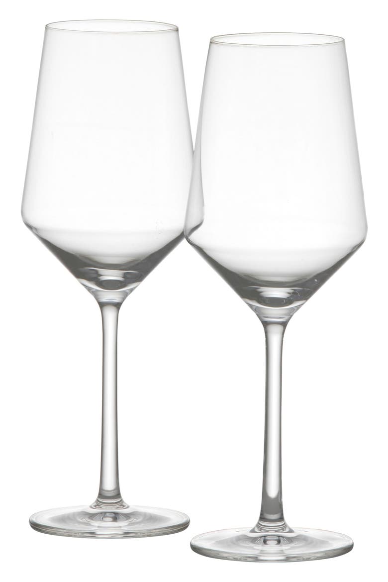 Pure Set of 2 Sauvignon Blanc Wine Glasses, Main, color, CLEAR