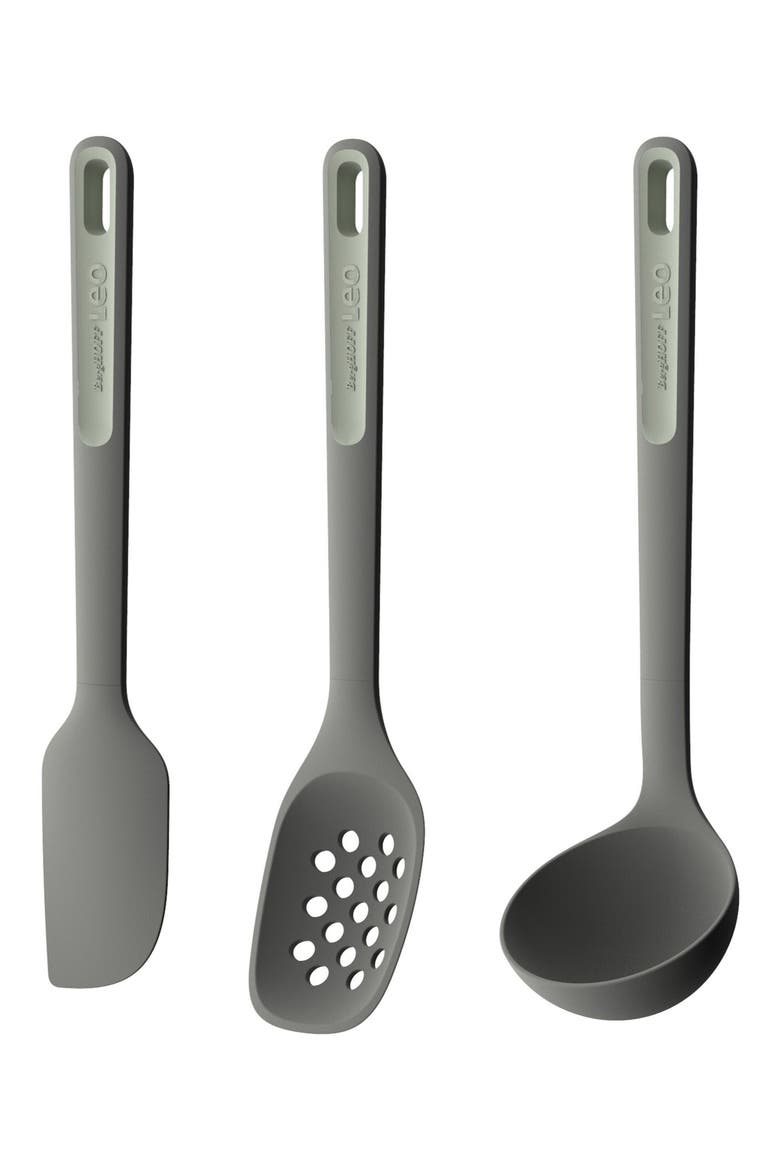 Leo Balance 3-Piece Utensil Set, Main, color, GREEN