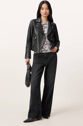 Dalby Leather Biker Jacket