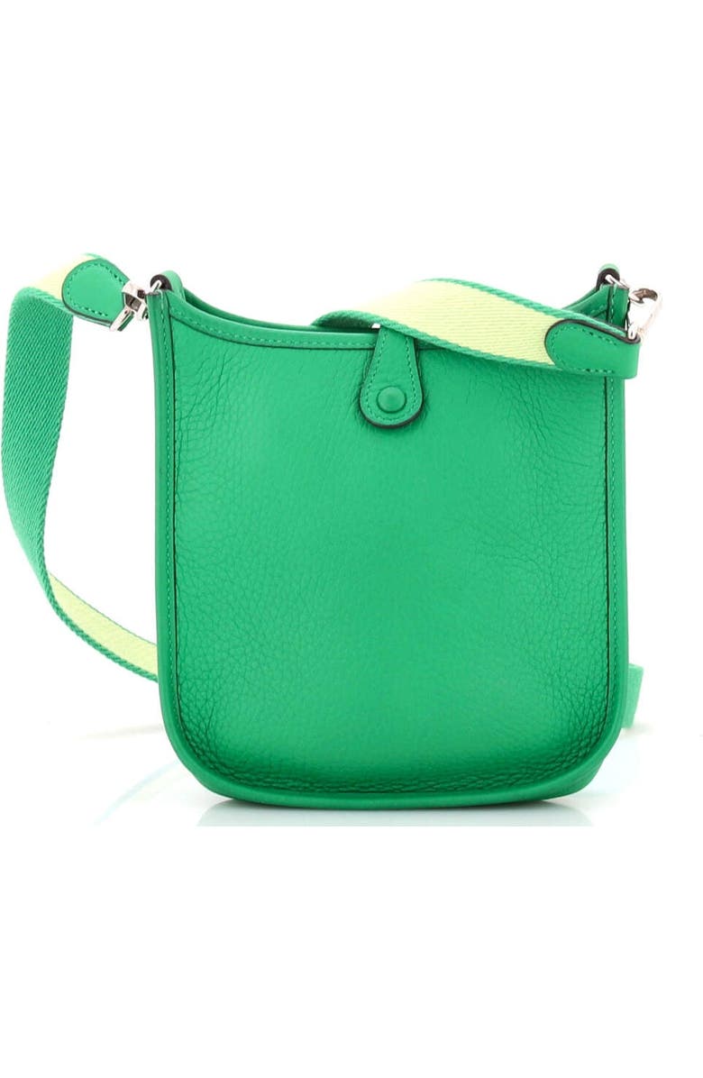 Pre-Owned Hermes Evelyne Bag Gen III Clemence TPM, Alternate, color, Green