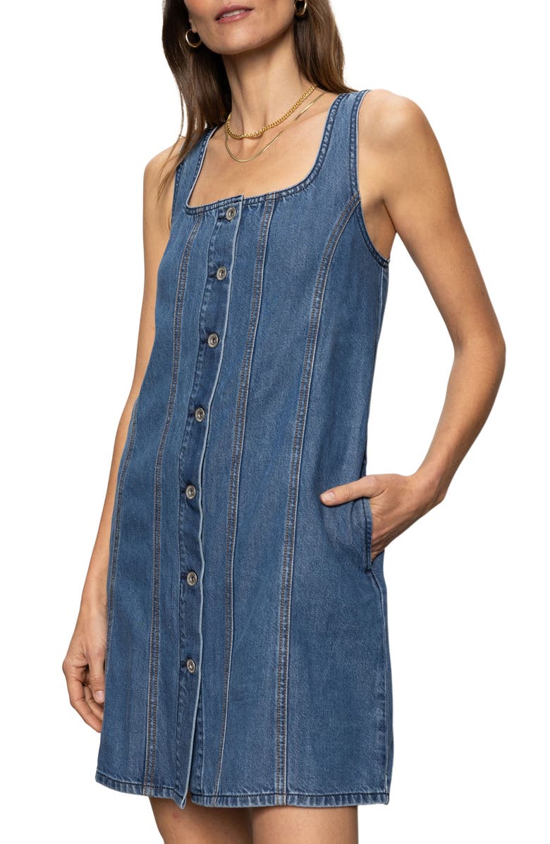Sanctuary Blossom Denim Minidress, Alternate, color,