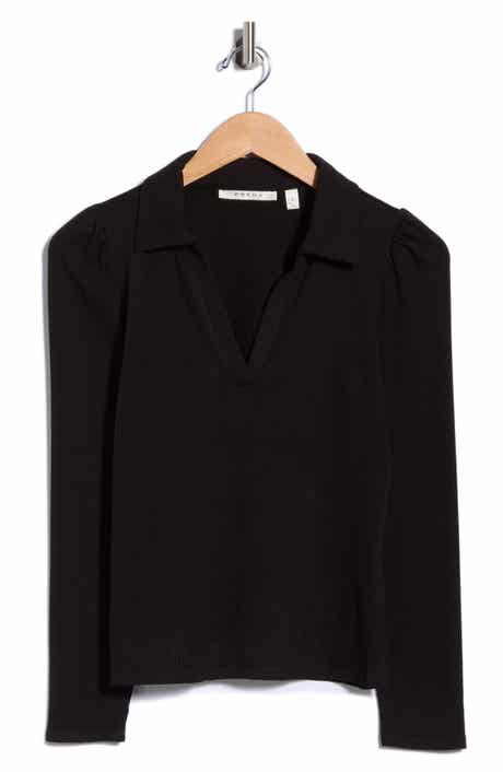 Rib Long Sleeve Top