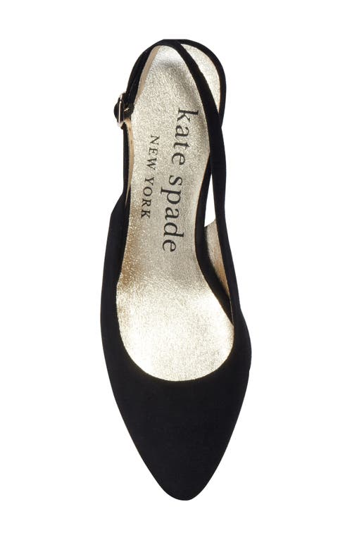 Kate Spade New York Pointy Toe Slingback Pump In Black